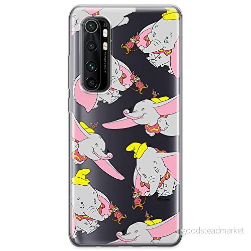 ERT GROUP mobiltelefonfodral för Xiaomi MI NOTE 10 Lite originalt och officiellt licensierat Disney mönster Dumbo 016 optimalt anpassad till formen på mobiltelefonen, gedeeltelijk transparant 5905131804488