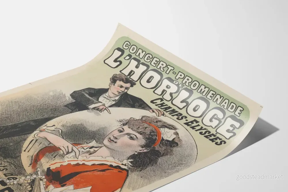 Vintageposter av Konsert-Promenad vid Uret på Champs-Élysées - Bild 3