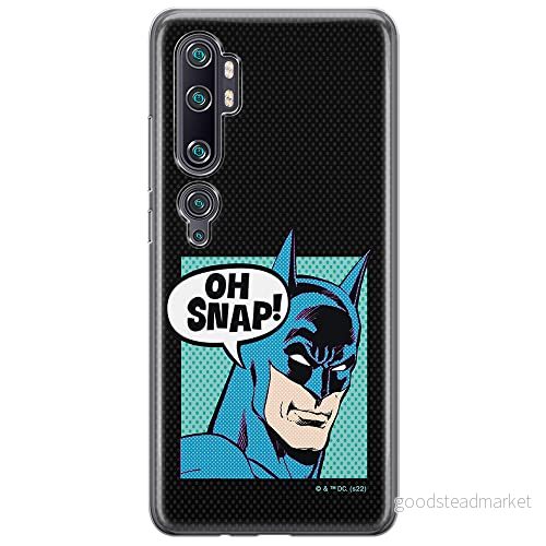 ERT GROUP mobiltelefonfodral för Xiaomi MI NOTE 10 / PRO originalt och officiellt licensierat DC mönster Batman 038 anpassad till formen på mobiltelefonen, fodral tillverkad av TPU plast 5905131549914