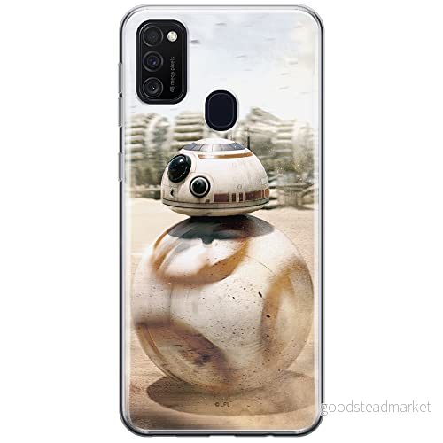 ERT GROUP mobiltelefonfodral för Samsung M21 originalt och officiellt licensierat Star Wars mönster BB 8 001 optimalt anpassad till formen på mobiltelefonen, fodral tillverkad av TPU plast 5903537838090