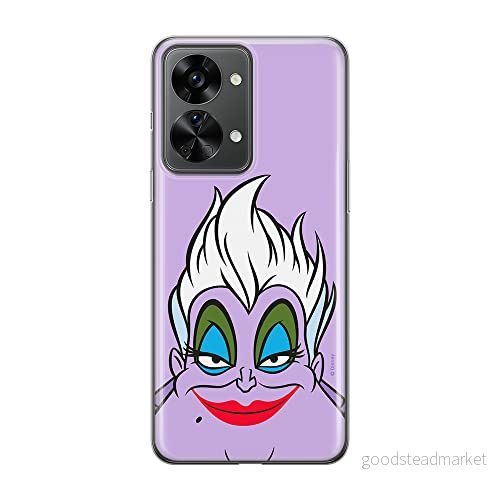 ERT GROUP mobiltelefonfodral för Oneplus NORD 2T 5G originalt och officiellt licensierat Disney mönster Ursula 002 optimalt anpassad till formen på mobiltelefonen, fodral tillverkad av TPU plast 5905511265366