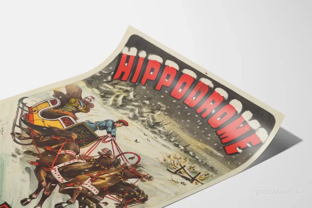 Vintageaffisch Hippodrome Skobeleff dekorativ - Bild 3