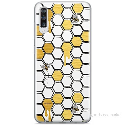 ERT GROUP mobiltelefonfodral för Samsung A70 originalt och officiellt licensierat Disney mönster Winnie the Pooh and friends 015 anpassad till formen på mobiltelefonen, fodral tillverkad av TPU plast 5902980411430