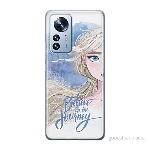 ERT GROUP mobiltelefonfodral för Xiaomi 12 / 12X originalt och officiellt licensierat Disney mönster Elsa 015 optimalt anpassad till formen på mobiltelefonen, fodral tillverkad av TPU plast 5905511478841