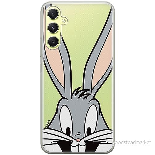 ERT GROUP mobiltelefonfodral för Samsung A34 5G originalt och officiellt licensierat Looney Tunes mönster Bugs 001 optimalt anpassad till formen på mobiltelefonen, gedeeltelijk transparant 5905511778248