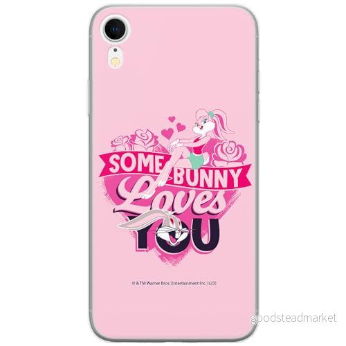 ERT GROUP mobiltelefonfodral för Iphone XR originalt och officiellt licensierat Looney Tunes mönster Lola & Bugs 002 optimalt anpassad till formen på mobiltelefonen, fodral tillverkad av TPU plast 5905795133672