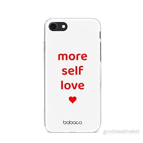 ERT GROUP mobiltelefonfodral för Apple Iphone 7/8/ SE 2/ 3 originalt och officiellt licensierat Babaco mönster More self love 001, fodral tillverkad av TPU plast 5903932914078