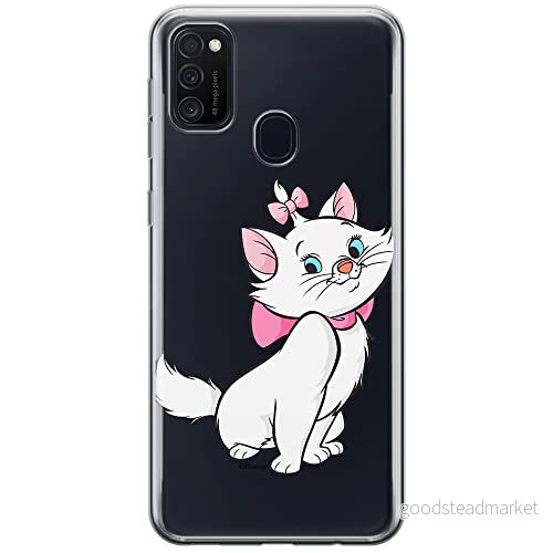 ERT GROUP mobiltelefonfodral för Samsung M21 / M30S originalt och officiellt licensierat Disney mönster Marie 007 optimalt anpassad till formen på mobiltelefonen, gedeeltelijk transparant 5905131130266