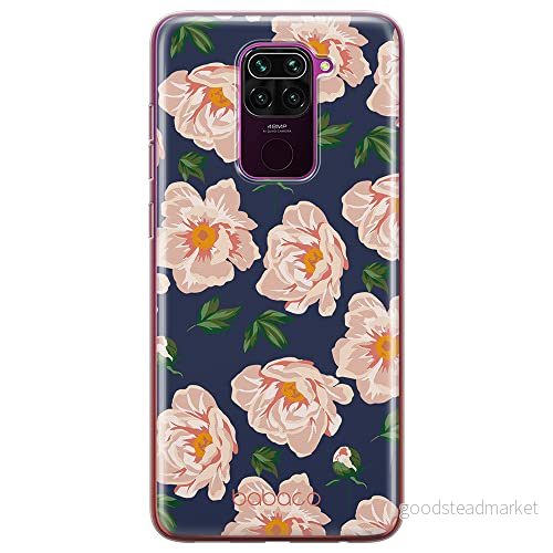 ERT GROUP mobiltelefonfodral för Xiaomi REDMI NOTE 9 originalt och officiellt licensierat Babaco mönster Flowers 014 optimalt anpassad till formen på mobiltelefonen, fodral tillverkad av TPU plast 5903932617207