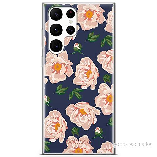 ERT GROUP mobiltelefonfodral för Samsung S22 ULTRA originalt och officiellt licensierat Babaco mönster Flowers 014 optimalt anpassad till formen på mobiltelefonen, fodral tillverkad av TPU plast 5904805285677