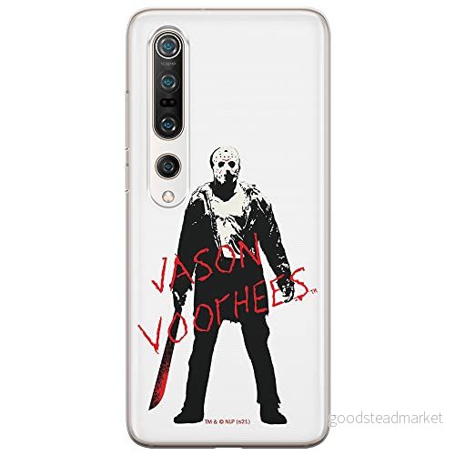 ERT GROUP mobiltelefonfodral för Xiaomi MI 10 / PRO originalt och officiellt licensierat Horror mönster Friday the 13th 017 anpassad till formen på mobiltelefonen, fodral tillverkad av TPU plast 5905511120108