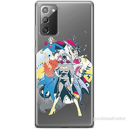 ERT GROUP mobiltelefonfodral för Samsung GALAXY NOTE 20 originalt och officiellt licensierat DC mönster Super Girls 001 optimalt anpassad till formen på mobiltelefonen, gedeeltelijk transparant 5903040459775