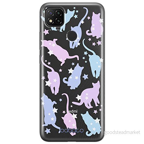 ERT GROUP mobiltelefonfodral för Xiaomi REDMI 9C originalt och officiellt licensierat Babaco mönster Cats 016 optimalt anpassad till formen på mobiltelefonen, gedeeltelijk transparant 5905131104120