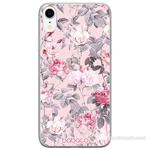 ERT GROUP mobiltelefonfodral för Iphone XR originalt och officiellt licensierat Babaco mönster Flowers 054 optimalt anpassad till formen på mobiltelefonen, fodral tillverkad av TPU plast 5905131351357