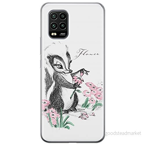 ERT GROUP mobiltelefonfodral för Xiaomi MI 10 LITE originalt och officiellt licensierat Disney mönster Flower Skunk 001 optimalt anpassad till formen på mobiltelefonen, fodral tillverkad av TPU plast 5903537163680