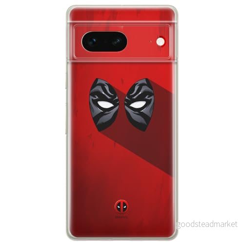 ERT GROUP mobiltelefonfodral för Google PIXEL 7 originalt och officiellt licensierat Marvel mönster Deadpool 007 optimalt anpassad till formen på mobiltelefonen, fodral tillverkad av TPU plast 5905795141509