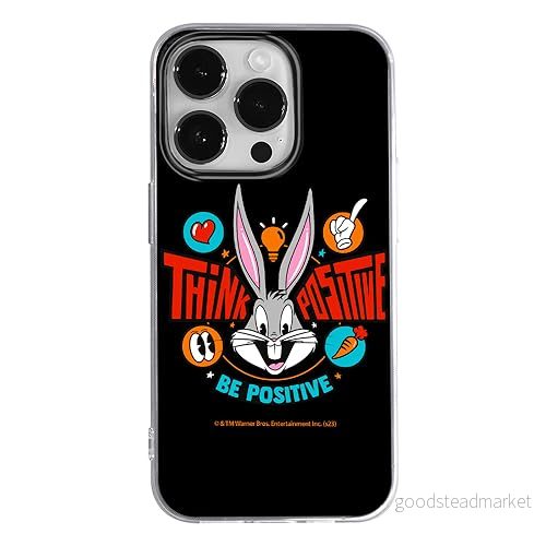 ERT GROUP mobiltelefonfodral för Iphone 14 PRO originalt och officiellt licensierat Looney Tunes mönster Bugs 020 optimalt anpassad till formen på mobiltelefonen, fodral tillverkad av TPU plast 5905795084868