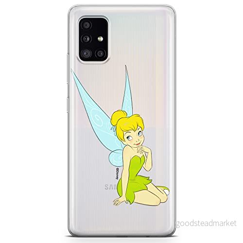 ERT GROUP mobiltelefonfodral för Samsung A51 5G originalt och officiellt licensierat Disney mönster Tinker Bell 005 optimalt anpassad till formen på mobiltelefonen, gedeeltelijk transparant 5905131131904
