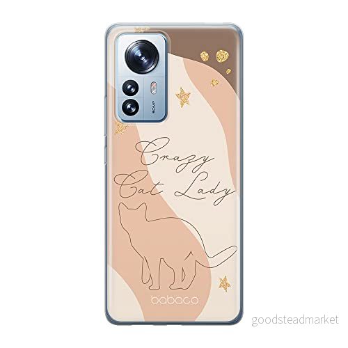 ERT GROUP mobiltelefonfodral för Xiaomi 12 / 12X originalt och officiellt licensierat Babaco mönster Cats 009 optimalt anpassad till formen på mobiltelefonen, fodral tillverkad av TPU plast 5905511490997