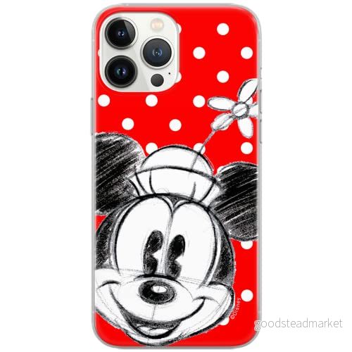 ERT GROUP mobiltelefonfodral för Apple Iphone 6 PLUS originalt och officiellt licensierat Disney mönster Minnie 009 Vit optimalt anpassad till formen på mobiltelefonen, fodral tillverkad av TPU plast 5902980570991