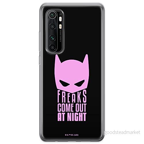 ERT GROUP mobiltelefonfodral för Xiaomi MI NOTE 10 Lite originalt och officiellt licensierat DC mönster Batman 052 optimalt anpassad till formen på mobiltelefonen, fodral tillverkad av TPU plast 5905131546098