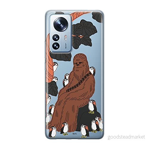 ERT GROUP mobiltelefonfodral för Xiaomi 12 / 12X originalt och officiellt licensierat Star Wars mönster Chewbacca 006 optimalt anpassad till formen på mobiltelefonen, gedeeltelijk transparant 5905511485764