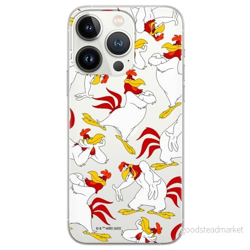 ERT GROUP mobiltelefonfodral för Iphone 13 PRO MAX originalt och officiellt licensierat Looney Tunes mönster Foghorn Leghorn 001 anpassad till formen på mobiltelefonen, gedeeltelijk transparant 5905511667467