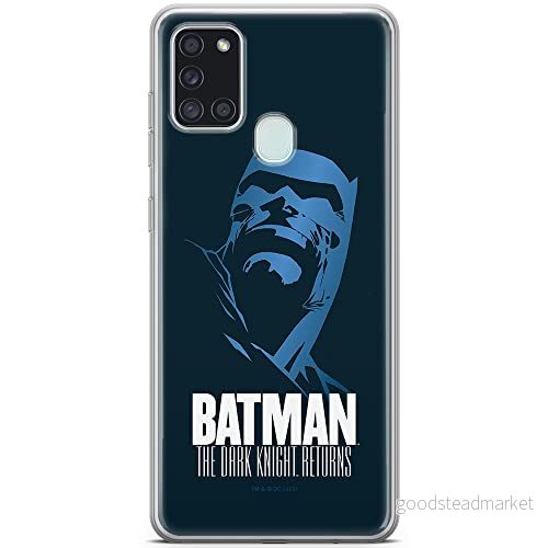 ERT GROUP mobiltelefonfodral för Samsung A21s originalt och officiellt licensierat DC mönster Batman 034 optimalt anpassad till formen på mobiltelefonen, fodral tillverkad av TPU plast 5903040264287