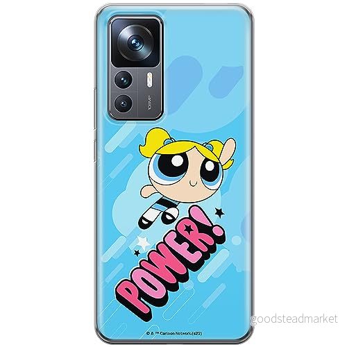 ERT GROUP mobiltelefonfodral för Xiaomi 12T/ 12T pro/ K50 Ultra originalt och officiellt licensierat The Powerpuff Girls mönster 034, fodral tillverkad av TPU plast 5905511980139