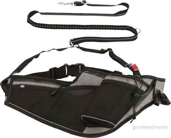 Trixie Jogging Belt with lead 70 130 cm/23cm.1.15 1.50 m/20mm 4011905127699
