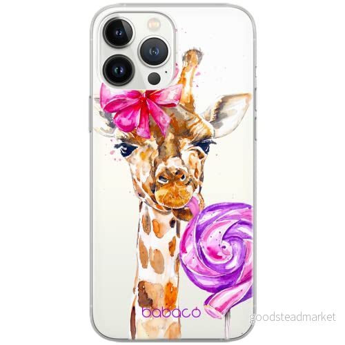 ERT GROUP mobiltelefonfodral för Xiaomi REDMI NOTE 10/ 10S originalt och officiellt licensierat Babaco mönster Giraffe 001 optimalt anpassad till formen på mobiltelefonen, gedeeltelijk transparant 5903537192901