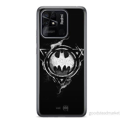 ERT GROUP mobiltelefonfodral för Xiaomi REDMI 10C originalt och officiellt licensierat DC mönster Batman 013 optimalt anpassad till formen på mobiltelefonen, fodral tillverkad av TPU plast 5905511540128