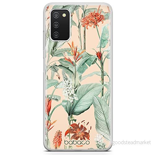 ERT GROUP mobiltelefonfodral för Samsung A03S originalt och officiellt licensierat Babaco mönster Flowers 048 optimalt anpassad till formen på mobiltelefonen, fodral tillverkad av TPU plast 5905131339157