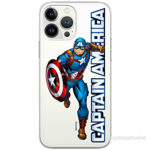 ERT GROUP mobiltelefonfodral för Xiaomi MI NOTE 10 / PRO originalt och officiellt licensierat Marvel mönster Captain America 030, gedeeltelijk transparant 5904805321528