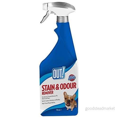 OUT! Pet Stain och Odour Remover, Enzymatisk pro bakterierengörare 750 ml 10279904428