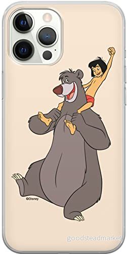 ERT GROUP mobiltelefonfodral för Iphone 12/12 PRO originalt och officiellt licensierat Disney mönster Jungle Book 002 optimalt anpassad till formen på mobiltelefonen, fodral tillverkad av TPU plast 5905131195708