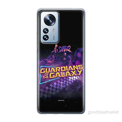 ERT GROUP mobiltelefonfodral för Xiaomi 12 / 12X originalt och officiellt licensierat Marvel mönster Guardians of the Galaxy 015 anpassad till formen på mobiltelefonen, fodral tillverkad av TPU plast 5905511480455