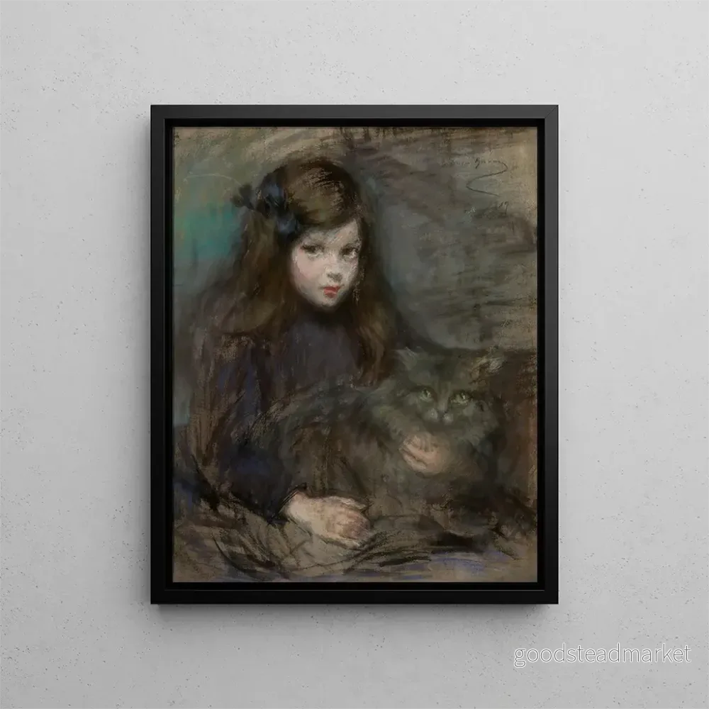 Målning Minette och Minet - Alice Pike Barney | Konsttryck