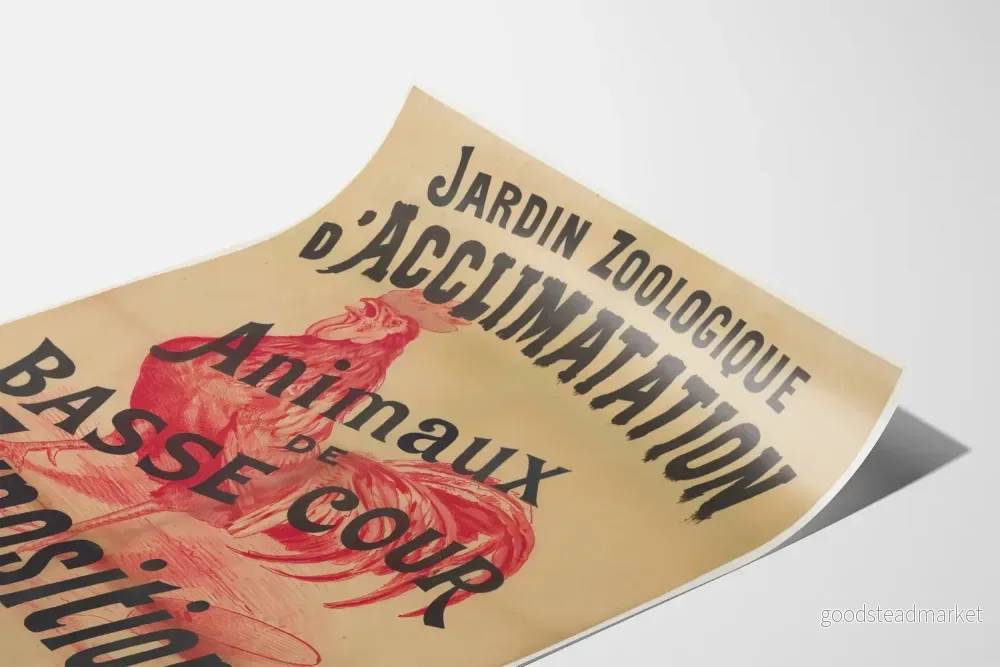 Vintageaffisch av Zoologiska trädgårdens akklimatiseringsposter för husdjur - Bild 3