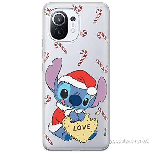 ERT GROUP mobiltelefonfodral för Xiaomi 11 originalt och officiellt licensierat Disney mönster Stitch 009 optimalt anpassad till formen på mobiltelefonen, gedeeltelijk transparant 5903537097596