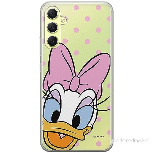 ERT GROUP mobiltelefonfodral för Samsung A34 5G originalt och officiellt licensierat Disney mönster Daisy 004 optimalt anpassad till formen på mobiltelefonen, gedeeltelijk transparant 5905511772864