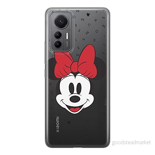 ERT GROUP mobiltelefonfodral för Xiaomi 12 LITE originalt och officiellt licensierat Disney mönster Minnie 056 optimalt anpassad till formen på mobiltelefonen, gedeeltelijk transparant 5905511501198