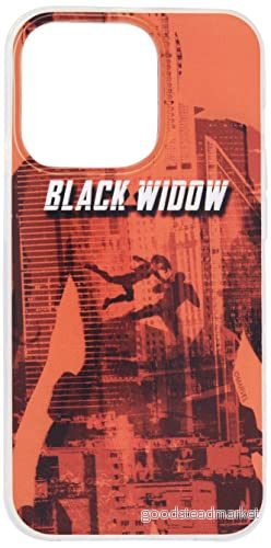 ERT GROUP mobiltelefonfodral för Apple Iphone 14 PRO originalt och officiellt licensierat Marvel mönster Black Widow 007 optimalt anpassad till formen på mobiltelefonen, fodral tillverkad av TPU plast 5905131926968