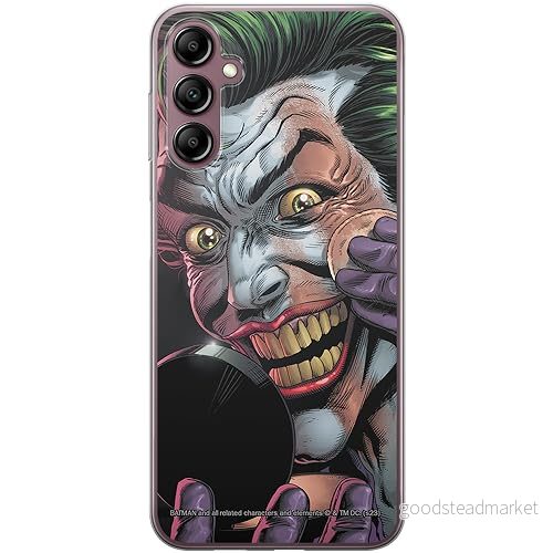 ERT GROUP mobiltelefonfodral för Samsung A14 4G/5G originalt och officiellt licensierat DC mönster Joker 023 optimalt anpassad till formen på mobiltelefonen, fodral tillverkad av TPU plast 5905795057541