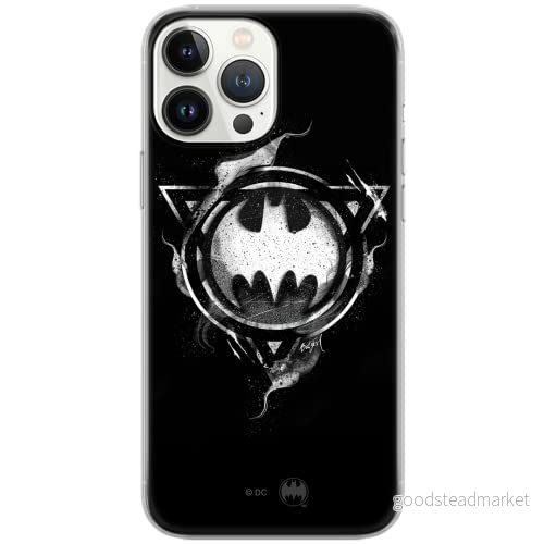 ERT GROUP mobiltelefonfodral för Samsung S10 PLUS originalt och officiellt licensierat DC mönster Batman 013 Vit optimalt anpassad till formen på mobiltelefonen, fodral tillverkad av TPU plast 5903040812846