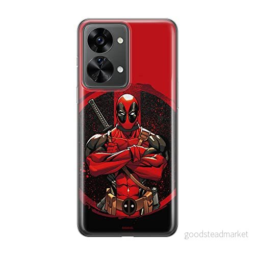 ERT GROUP mobiltelefonfodral för Oneplus NORD 2T 5G originalt och officiellt licensierat Marvel mönster Deadpool 006 optimalt anpassad till formen på mobiltelefonen, fodral tillverkad av TPU plast 5905511278564