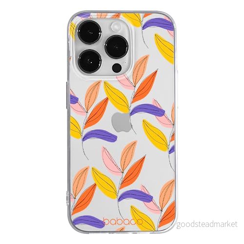 ERT GROUP mobiltelefonfodral för Apple Iphone 14 PRO MAX originalt och officiellt licensierat Babaco mönster Plants 007 optimalt anpassad till formen på mobiltelefonen, gedeeltelijk transparant 5905131934079