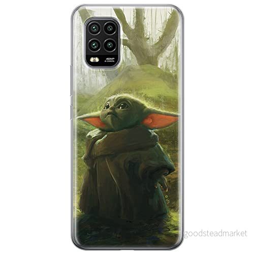 ERT GROUP mobiltelefonfodral för Xiaomi MI 10 LITE originalt och officiellt licensierat Star Wars mönster Baby Yoda 017 optimalt anpassad till formen på mobiltelefonen, fodral tillverkad av TPU plast 5904805064654