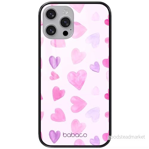 ERT GROUP mobiltelefonfodral för Apple Iphone 13 originalt och officiellt licensierat Babaco mönster Hearts 005 tillverkad av härdat glas, skyddsfodral 5904805872365