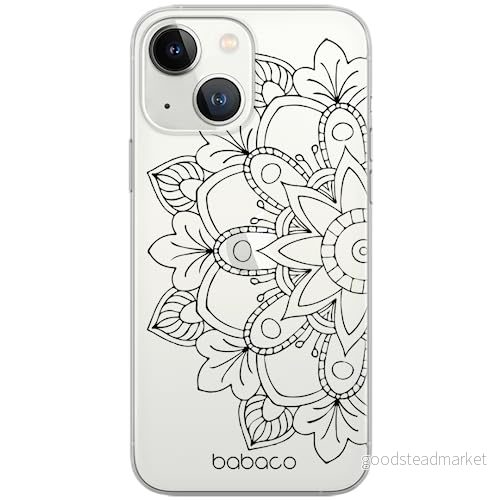 ERT GROUP mobiltelefonfodral för Iphone 13 MINI originalt och officiellt licensierat Babaco mönster Mandalas 005 optimalt anpassad till formen på mobiltelefonen, gedeeltelijk transparant 5904805836428